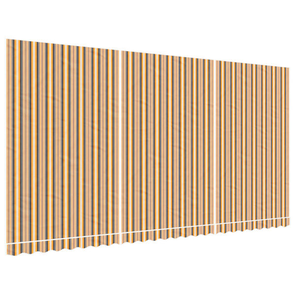 vidaXL Tessuto di Ricambio per Tenda Strisce Multicolore 6x3 m