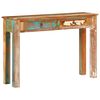 vidaXL Tavolo Consolle 110x30x75 cm in Legno Massello di Recupero