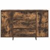 vidaXL Credenza Rovere fumé 120 x 41 x 75 cm Legno multistrato