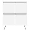 vidaXL Credenze 3 pz Bianco in Legno Multistrato