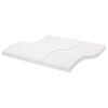 vidaXL Materasso in Schiuma Bianco 200x200 cm 7 Zone Durezza 20 ILD