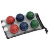 vidaXL Set Bocce 8 pz con Custodia Trasporto in Legno Massello di Pino
