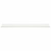 vidaXL Mensola sospesa 2 pcs Bianco 80 x 18 x 2,5 cm Acciaio