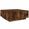 vidaXL Tavolino da Salotto Rovere Fumo 100x100x40 cm Legno Multistrato