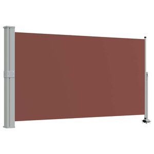 vidaXL Tenda da Sole Laterale Retrattile per Patio 140x300cm Marrone