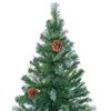 vidaXL Albero di Natale artificiale Verde 150 cm PVC e Acciaio