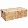 vidaXL Scatola di Stoccaggio Naturale 75 x 42 x 23 cm Giacinto d'acqua