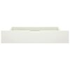 vidaXL Giroletto con Baldacchino 4 Cassetti Bianco in Pino 160x200 cm