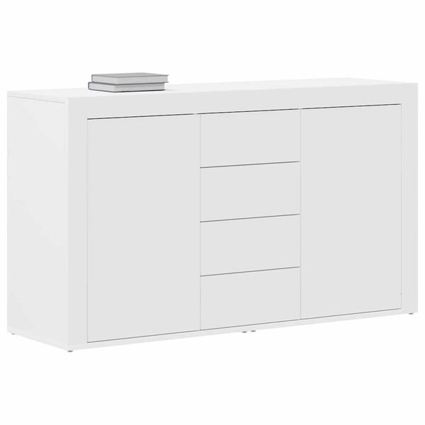 vidaXL Credenza con cassetto Bianco 120 x 36 x 69 cm Legno multistrato
