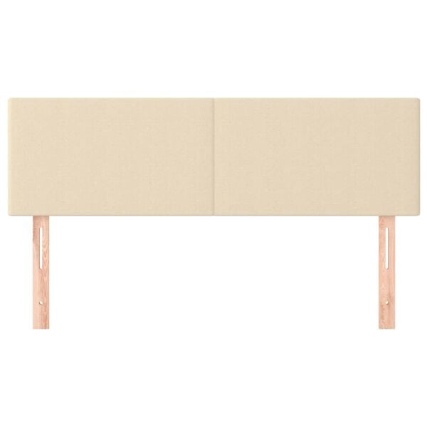 vidaXL Testiere Crema 144x5x78/88 cm in Tessuto