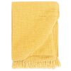 vidaXL Copriletto in Cotone 160x210 cm Giallo Senape