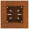 vidaXL Focolare Marrone 60 x 60 x 50 cm acciaio corten