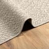 vidaXL Tappeto ZIZUR Crema 140x200 cm Aspetto Iuta Interni ed Esterni