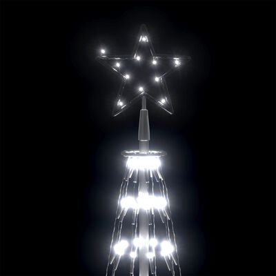 vidaXL Albero di Natale a Cono con 752 LED Bianco Caldo 160x500 cm