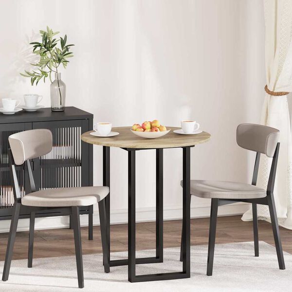 vidaXL Piano del tavolo rovere sonoma 70 x 70 x 1,5 cm