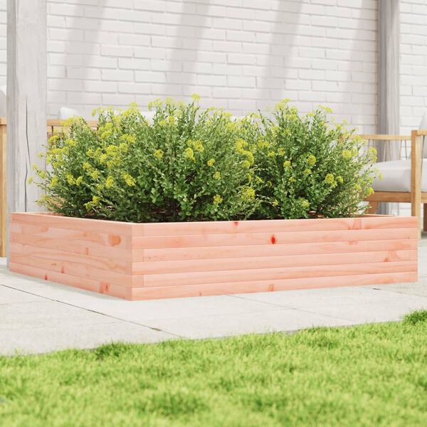 vidaXL Fioriera da Giardino 110x110x23 cm Legno Massello di Douglas