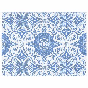 vidaXL Tappeto da esterno ARAKIL Azzurro Baby e Bianco 400 &times; 300 cm