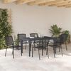 vidaXL Set da Pranzo per Giardino 7 pcs Antracite