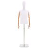 vidaXL Manichino regolabile 170-242 cm con testa e base Maschio PP