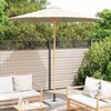 vidaXL Ombrello da giardino Bianco Crema Ø 270 x 260 cm Bambù