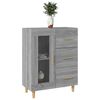 vidaXL Credenza Grigio Sonoma 69,5x34x90 cm in Legno Multistrato