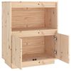 vidaXL Credenza 60x34x75 cm in Legno Massello di Pino