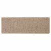 vidaXL Tappeti Autoadesivi Scale Aspetto Sisal 15 pz 65x21x4 cm Sabbia