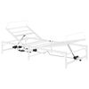 vidaXL Telaio Letto Elettrico Regolabile Bianco 107 x 200 cm Acciaio