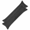 vidaXL Federa 2 pz HOUTEN Grigio Scuro 40 x 145 cm Boucl&eacute;