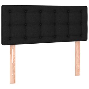 vidaXL Testiera Nera 80x5x78/88 cm in Tessuto