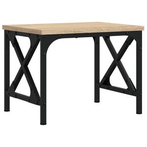 vidaXL Supporto Stampante Rovere Sonoma 40x30x31 cm Legno Multistrato