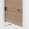 vidaXL Armadietti Laterali 5 pz ODDA Bianco 40x24x79 cm Legno di Pino