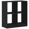 vidaXL Libreria Nera 68,5x32x75 cm in Legno Multistrato