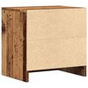 vidaXL Comodini Legno Antico 2 pz 40x30x40 cm in Legno Multistrato