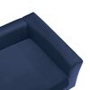 vidaXL Divano per Cani Cuscino Blu 60x43x30cm Peluche Similpelle