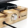 Bestron Piastra per Raclette ARG300BW 1500W Nera in Legno XL