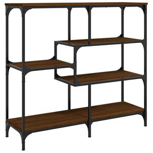 vidaXL Tavolino Consolle Rovere Marrone 103x32x95 cm Legno Multistrato