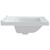 vidaXL Lavandino da Bagno Bianco 61x48x19,5cm Rettangolare in Ceramica