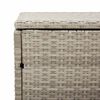 vidaXL Baule da Giardino Grigio Chiaro 220x50x58 cm in Polyrattan