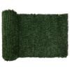 vidaXL Recinzione Artificiale Verde Scuro 1 x 3 m PVC e Acciaio