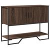 vidaXL Tavolo Consolle Rovere Marrone 100x35x74,5 cm in Truciolato