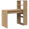 vidaXL Scrivania Rovere artigianale Legno multistrato