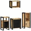 vidaXL Set di mobili per il bagno 4 pcs Legno di mango massello