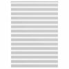 vidaXL Tenda a Rullo Zebra Larghezza Tessuto 160,9 cm Poliestere