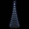 vidaXL Albero di Natale LED con 295 LED Bianco freddo 250 cm Metallo