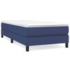 vidaXL Struttura Letto a Rete a Molle Blu 100x200 cm in Tessuto
