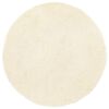 vidaXL Tappeto Shaggy a Pelo Lungo NAVARRA Crema 160x160 cm poliestere
