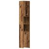 vidaXL Mobile da Bagno Legno Antico 30x30x183,5 cm in Legno tecnico