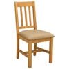 vidaXL Sedia da pranzo VENLO 2 pcs Legno di Quercia Massello Beige