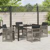 vidaXL Set da Pranzo per Giardino 5 pcs Grigio